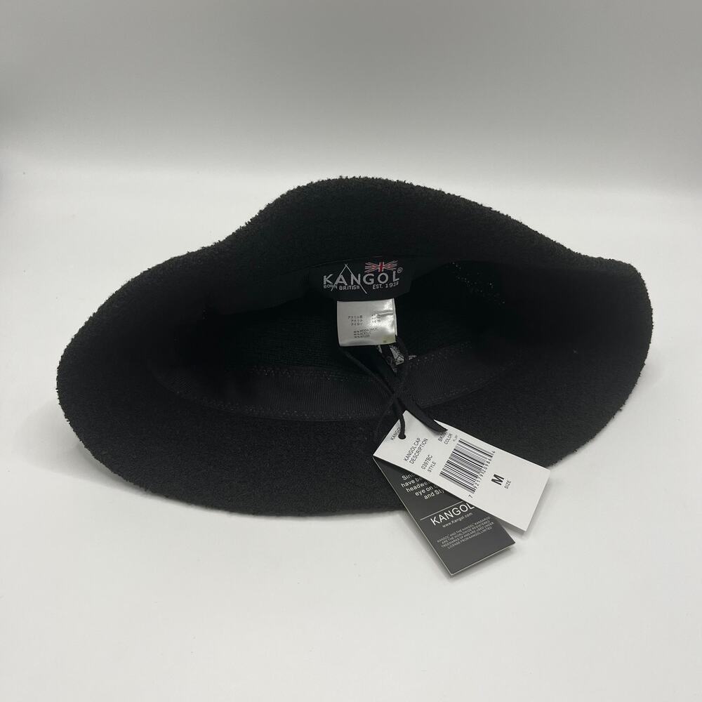 2Pcs Kangol Dome Bucket Hat, Unisex Hyuna Style Cap, Black White - Picture 7 of 11